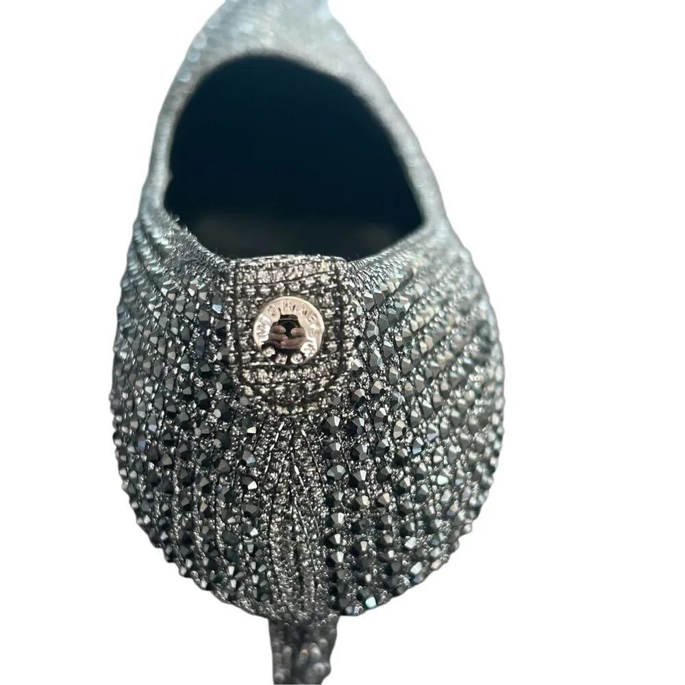 Michael Kors Black Rhinestone Pumps Size 8M - Picture 2 of 15